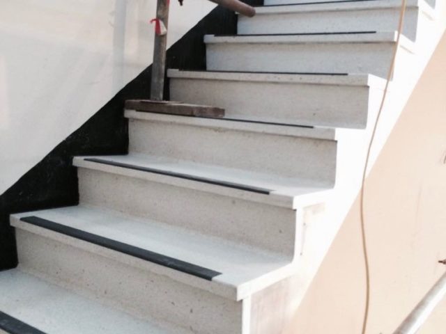 Terrazzo stair restoration cleaners cleaning sealing Brighton Hove Eastbourne East Sussex
