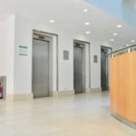 Limestone office entrance reception floor tile cleaners cleaning Portsmouth Southampton Hampshire