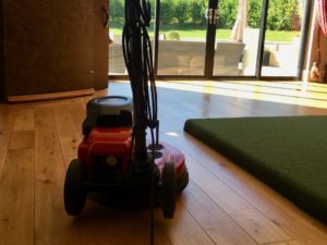 Wood floor cleaning waxing buffing polishing Horsham West Sussex