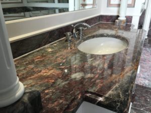 Marble bathroom Kitchen vanity cleaners sealing Brighton Hove East Sussex
