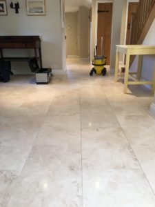 Travertine floor cleaning sealing Arundel West Sussex Surrey Hampshire Kent