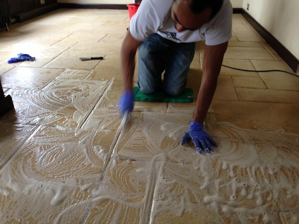 Cleaning Travertine Floor Grout / CERAMIC TILE GROUT & COLOR SEAL