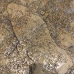 Dirty limestone floors