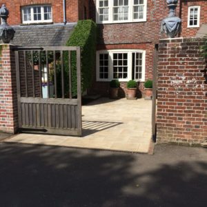 Sandstone patio driveway pressure washing cleaning cleaners service Brighton Hove Lewes Hassock East Sussex