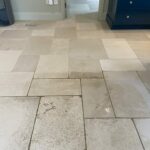 Dirty Limestone floors Hampshire