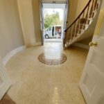 Limestone entrance floor cleaning polishing Crawley Down East Grinstead Edenbridge