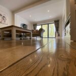 Wood floor cleaning cleaners buffing waxing polishing and maintenance services company Reigate Dorking Redhill Surrey