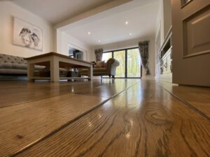 Wood floor cleaning cleaners buffing waxing polishing and maintenance services company Reigate Dorking Redhill Surrey