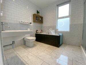 Marble bathroom floor cleaning and diamond polishing services in Worthing Chichester Arundel Littlehampton and Bognor